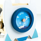 Multifunction Wooden Rocket Learning Activity Cube