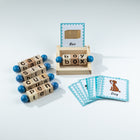 Educational Wooden Letter Blocks Word Matching Game