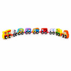 Non-toxic mini toy cars including train, truck, and police car
